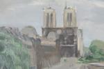 GERBEAU Abel (1888-1954). "Le Pont-neuf", huile sur toile signée en...