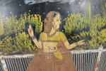 VASE en cuivre peint en polychromie, Inde ?, 19ème -...