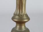 BOUGEOIRS (paire de) en bronze style Louis XV, 19ème siècle....