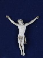 CHRIST ivoire cadre bois sculpté et ajouré italien. 39 x...