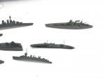DINKY TOYS. G.B. Flotte de bateaux de guerre complète (un...