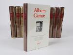 (BIBLIOTHEQUE DE LA PLEIADE). 
Lot de 12 albums comprenant: Camus,...