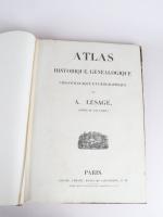LESAGE, A. (Comte de Las Cases). 
Atlas Historique, généalogique, chronologique...