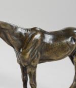 d'ILLIERS Gaston (1876-1932). "Prince", Bronze à patine brune signé et...