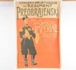 CARAN, d'ACHE (1858-1909). "Concert par la musique du Régiment Préobajenski...