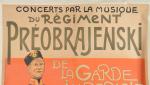 CARAN, d'ACHE (1858-1909). "Concert par la musique du Régiment Préobajenski...