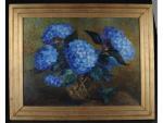 CHARTIER. J. "Les hortensias bleus"