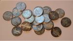LOT de pièces en argent : 100 francs (5 x...