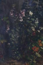 DONEY (20ème siècle). Fleurs. Huile sur toile signée en bas...