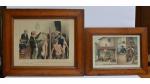 LITHOGRAPHIES (suite de cinq) dont trois d'après Daumier