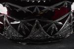 SAINT LOUIS - Coupe circulaire en cristal taillé à fond...
