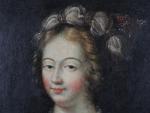 ECOLE FRANCAISE vers 1660. "Portrait de dame de qualité au...