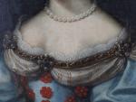 ECOLE FRANCAISE vers 1660. "Portrait de dame de qualité au...