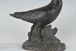 ROCHARD, Irénée (1906-1984). "Vanneau", bronze à patine brune, signé sur...