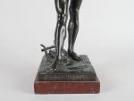ANGLÉS CAÑÉ, Joaquim (1859-c.1911). Premier triomphe. Bronze à patine brun...
