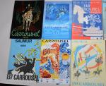 PROGRAMMES (Lot de) du Carousel de Saumur 1952 à 2000,...