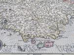 CARTE de LA PROVENCE, fin du 16ème siècle. "Povinciae regionis...
