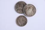 LOT de soixante-dix-huit pièces 5 Francs Semeuse en argent ;...