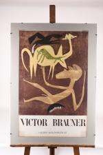 BRAUNER, Victor (1903-1966). Galerie Alexandre Iolas. Paris 1966. Affiche d'exposition...