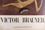 BRAUNER, Victor (1903-1966). Galerie Alexandre Iolas. Paris 1966. Affiche d'exposition...