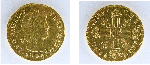 LOUIS XIV : Double Louis d'or à la mèche longue - 1646 P (Dijon) - Estimation 15.000€