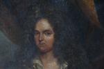 ECOLE FRANCAISE vers 1700 d'après RIGAULT. "Portrait d'homme au drapé...