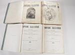 ALBUMS (deux) "le livre illustré", 1864 et 1865 et deux...