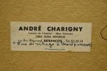 CHARIGNY (André) "Rue de village à Montperreux" hsp, sbg, daté...
