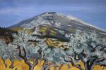 BRAYER (Yves) "Le Mont Ventoux" hst, sbg, 50x65 (reproduit au...