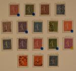 France : lot de timbres entr 1900 et 1939 neufs...