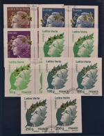 FRANCE : série de 16 timbres maxi Marianne étoile d'or...