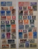ROUMANIE :  collection de timbres dans un album très...