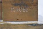 AUBE (J-P.l) "Allégorie de la peinture" bronze, signé, h =...