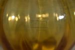 SAINT-LOUIS : Vase "Coloquinte" en cristal  jaune, h =...