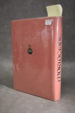 L'HORLOGERIE UNE TRADITION HORLOGERE par Alfred CHAPUIS. Edition 1948. Très...