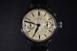 SUPERFLEXIT : grande montre chronographe de pilote vers1930, cadran blanc...