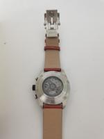 MONTBLANC - chronographe "Timewalker" : montreen acier brossé, cadran panda inversé...