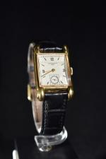 VACHERON CONSTANTIN : montre d'homme en or, cadran blanc (repeint)...