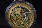 CHRONOGRAPHE 24 LIGNES : rare grande montre chronographe type régulateur...