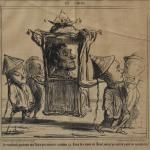 DAUMIER (Honoré) lithographie humoristique publiée dans le Charivari de 1859...