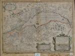 Carte ancienne de Joannes Le Clerc concernant le Lac Léman...