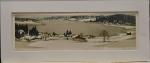 BICHET (Pîerre) "Le Lac Saint-Point sous la neige" lithographie N°87/125,...