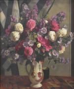 CHARIGNY (André) "Bouquet de fleurs" hst, sbd, 65,5x54 (reproduit au...