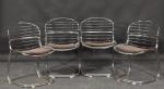 GASTONE RINALDI : 4 chaises vintage "Sabrina" ( dont 2...