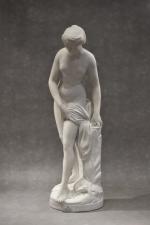 FALCONET ( Etienne Maurice) (d'après) (1716-1791) "Nymphe descendant au bain...