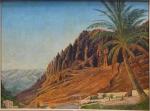 BOUTIN (R.) "Les gorges Del Kantara, Algérie" 54x73 (restauration)
