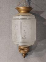 BACCARAT :  Belle lanterne en cristal fin XIXe à...