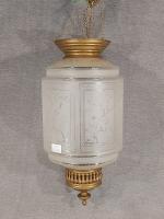 BACCARAT :  Belle lanterne en cristal fin XIXe à...