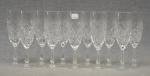 SEVRES : 11 flûtes à Champagne modèle NEVADA