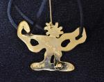 Niki de SAINT-PHALLE : "Oiseau de feu" broche-pendentif en métal...